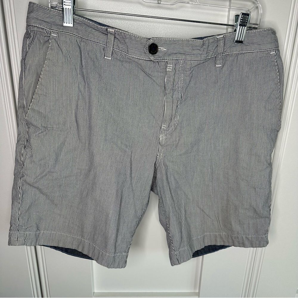 Ted Baker 36 Gray Flat Front Shorts (r1)